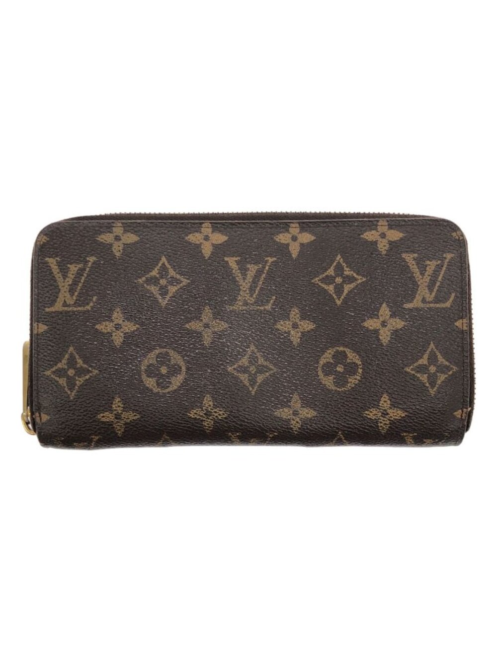 Louis Vuitton Monogram Zippy Wallet Brown